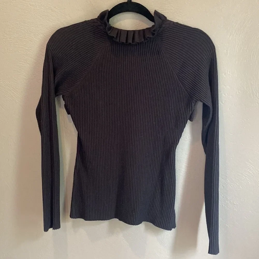 C/Meo Collective Ruffle Sweater - Picture 2 of 7
